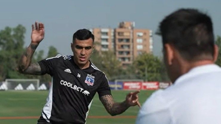 Darío Lezcano ya trabaja en Colo Colo | Foto: Captura 