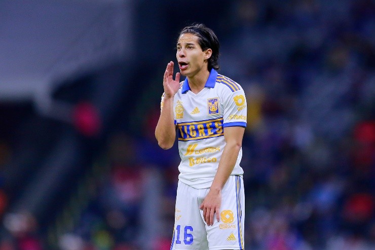 Lainez ya tuvo sus primeros minutos como jugador de Tigres (Jam Media)
