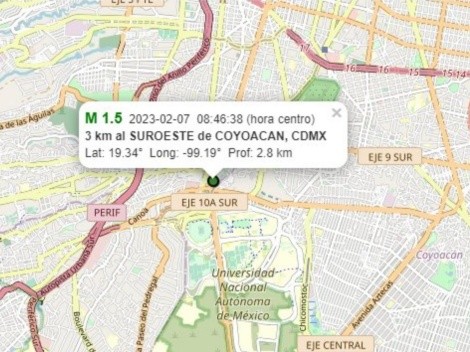 ¿Sentiste el temblor? Sismo en Ciudad de México hoy martes 7 de febrero