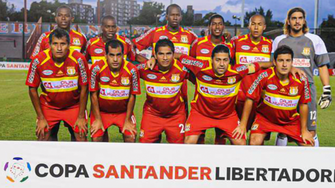 Sport Huancayo participó en la edición del 2012.