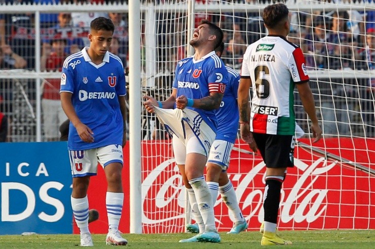 La U cayó ante Palestino y sumó su segunda derrota | Foto: Imago Images 