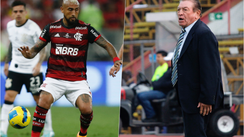 Arturo Vidal fue duramente criticado por Clavito Godoy por su actitud en Flamengo.