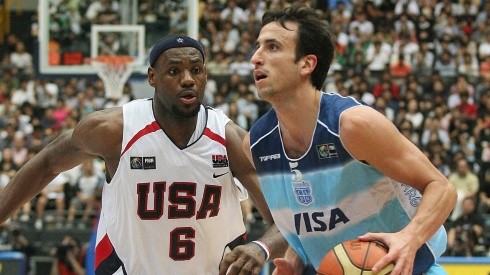 Manu Ginóbili y LeBron James.