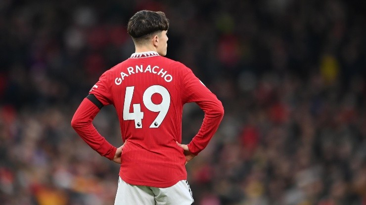 Garnacho en Manchester United