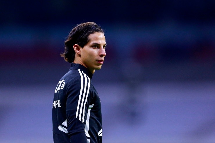 CIUDAD DE MEXICO, MEXICO - FEBRERO 4: Diego Lainez del Tigres durante el calentamiento previo a el juego de la jornada 5 del Torneo Clausura 2023 de la Liga BBVA MX en el Estadio Azteca el 4 Febrero de 2023 en Ciudad de Mexico, Mexico. (Foto: Mauricio Salas/JAM MEDIA)