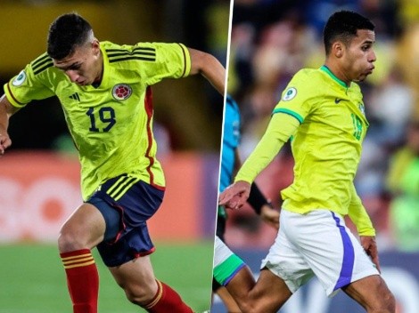 Colombia vs Brasil: alineaciones para el partido por la fecha 4 del Sudamericano Sub-20