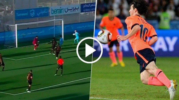 El golazo a lo Messi en la Saudi Pro League, convertido por el uruguayo Renzo López.