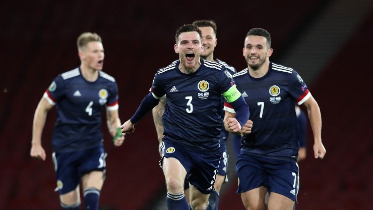 Andy Robertson, líder de Escocia.