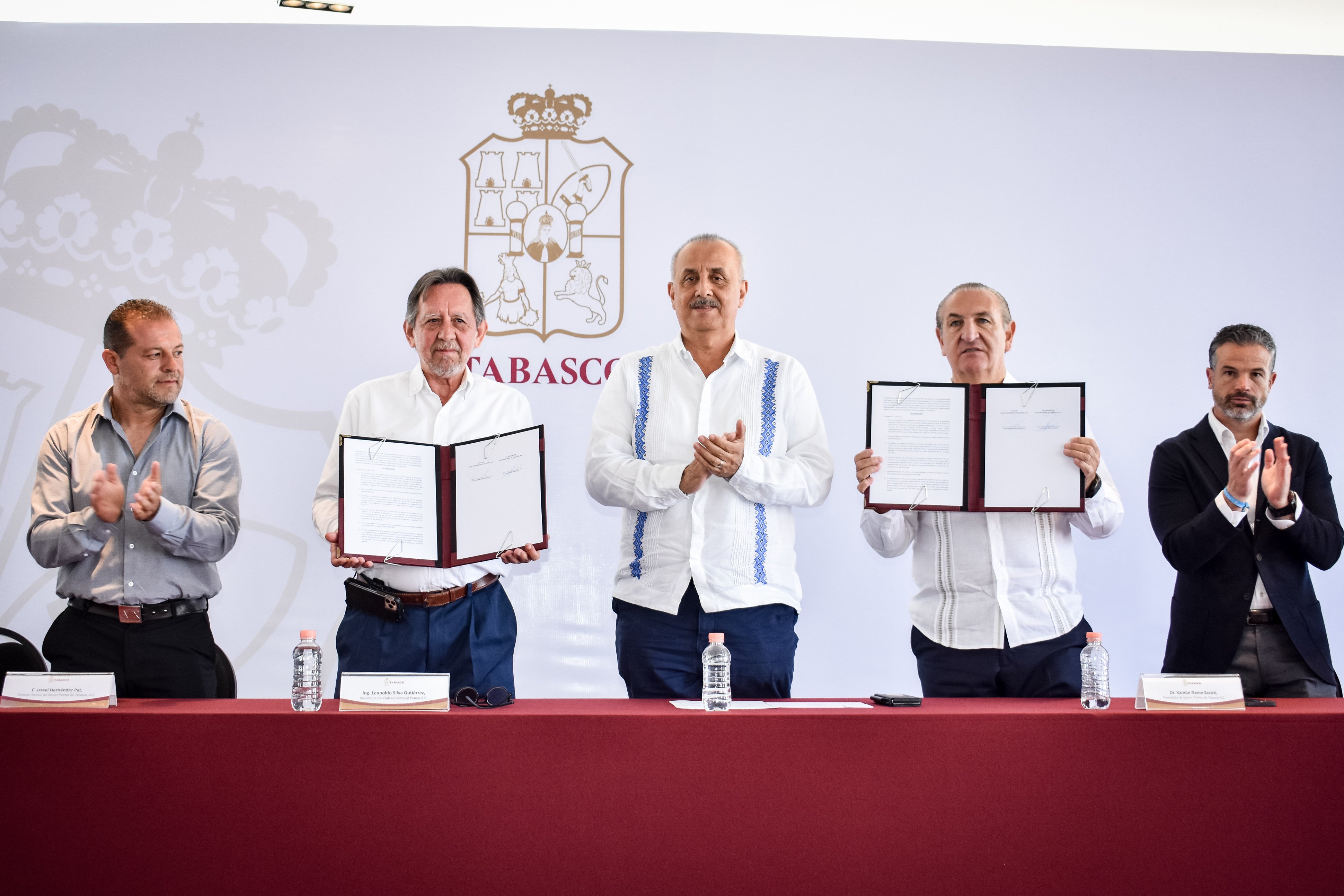 Las imágenes que compartieron desde el club (@PumasMXTabasco)