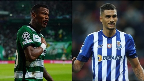 Sporting CP's Arthur Gomes and FC Porto's Otavio