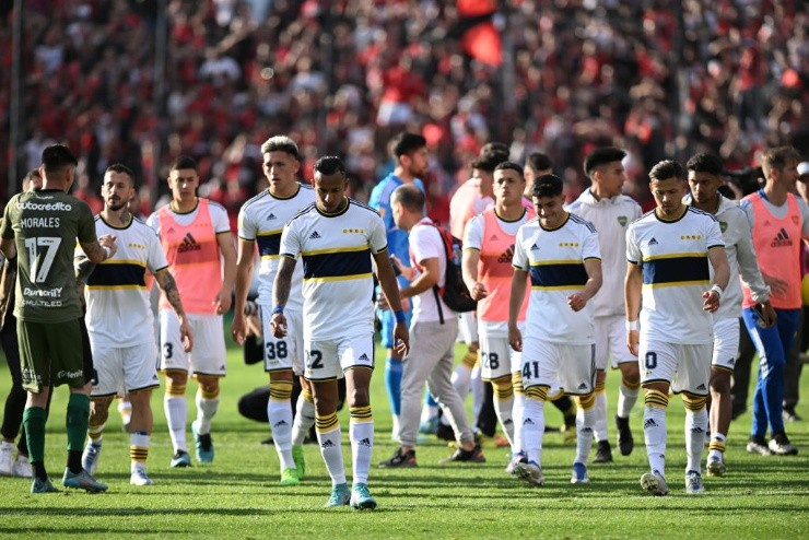 Boca vs Newell’s en 2022, cuando comenzó la mala racha actual del Xeneize (Foto: Getty)