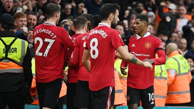 Manchester United venció 2 a 0 al Leeds.