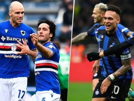 Posibles formaciones confirmadas de Inter vs. Sampdoria