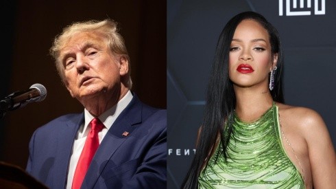 Donald Trump y Rihanna