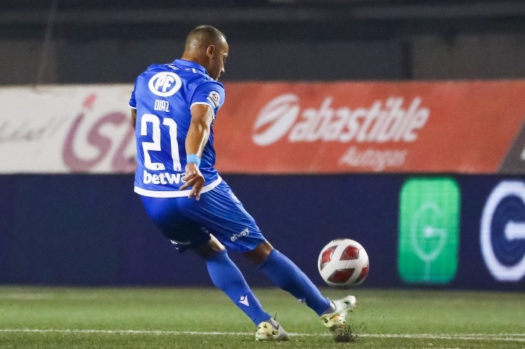 Díaz jugó un partidazo con Audax Italiano | Foto: Agencia Uno 