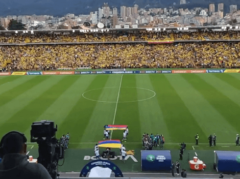 Nuevamente, El Campín se luce: monumental recibimiento a la Selección Colombia