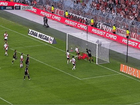 VIDEO | Polémica total: el gol que el VAR le anuló a Argentinos ante River