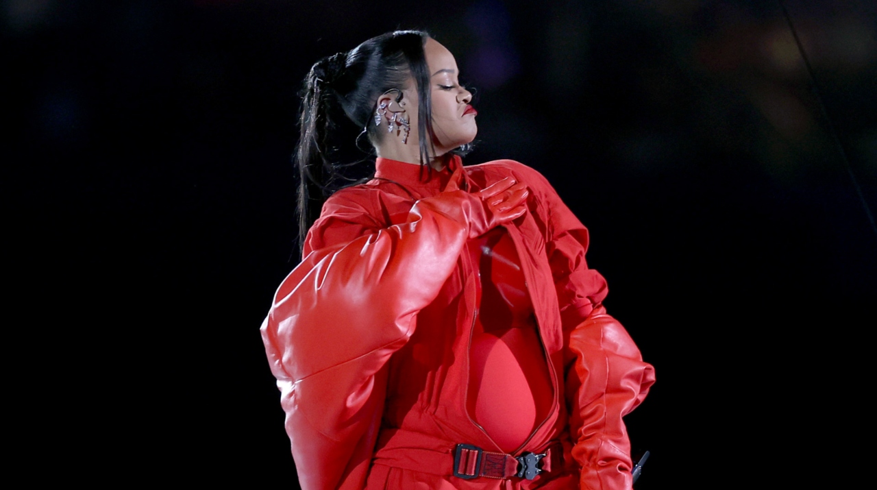 Rihanna en el Super Bowl 2023 (Foto: Getty Images)