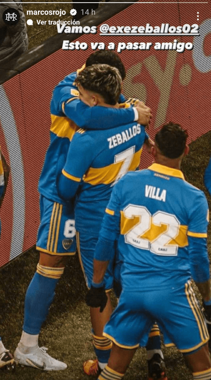 Rojo y una linda historia para Zeballos.