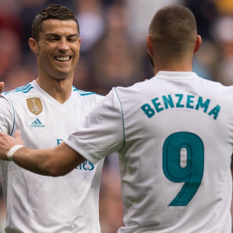 Benzema se arrima a CR7