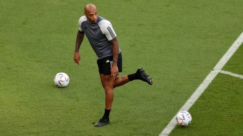 Thierry Henry fue asistente técnico de Bélgica en Qatar 2022