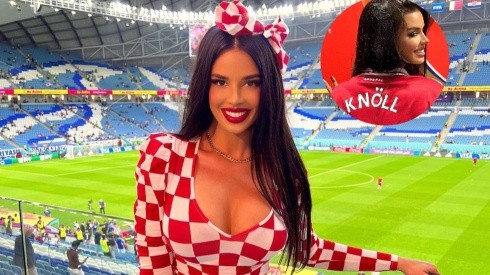 Reapareció Ivana Knoll, la famosa Miss Croacia que fue viral en Qatar 2022.