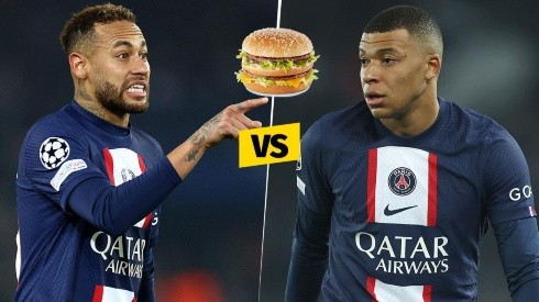 Neymar se enfrenta a Mbappé y por culpa de McDonald's.