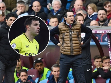 Estalló de bronca: Unai Emery no toleró que Dibu Martínez fuera a buscar el empate para Aston Villa