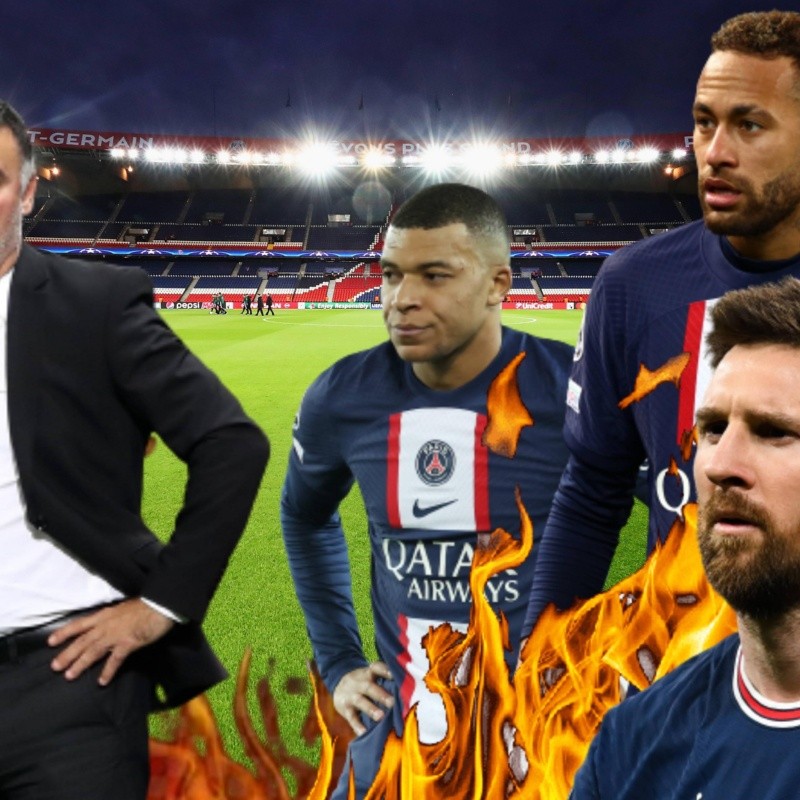 RUPTURA: Galtier le suelta la mano a Mbappé, Neymar y Messi