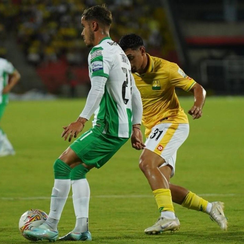 Con el debut de Teo, Bucaramanga y Nacional empataron en un partidazo