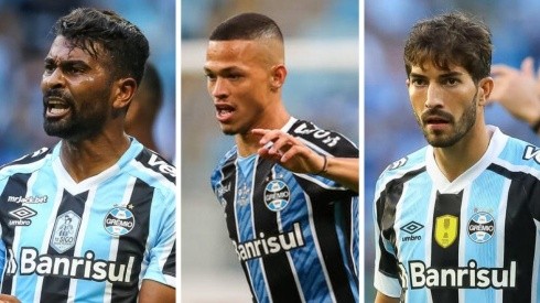 Fotos: Pedro H. Tesch/AGIF - Trio segue em baixa no Grêmio.