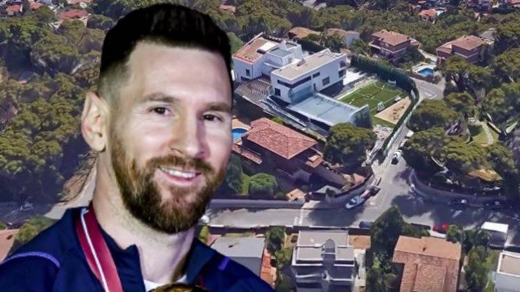 Lionel Messi mantiene su lujosa casa en Barcelona.