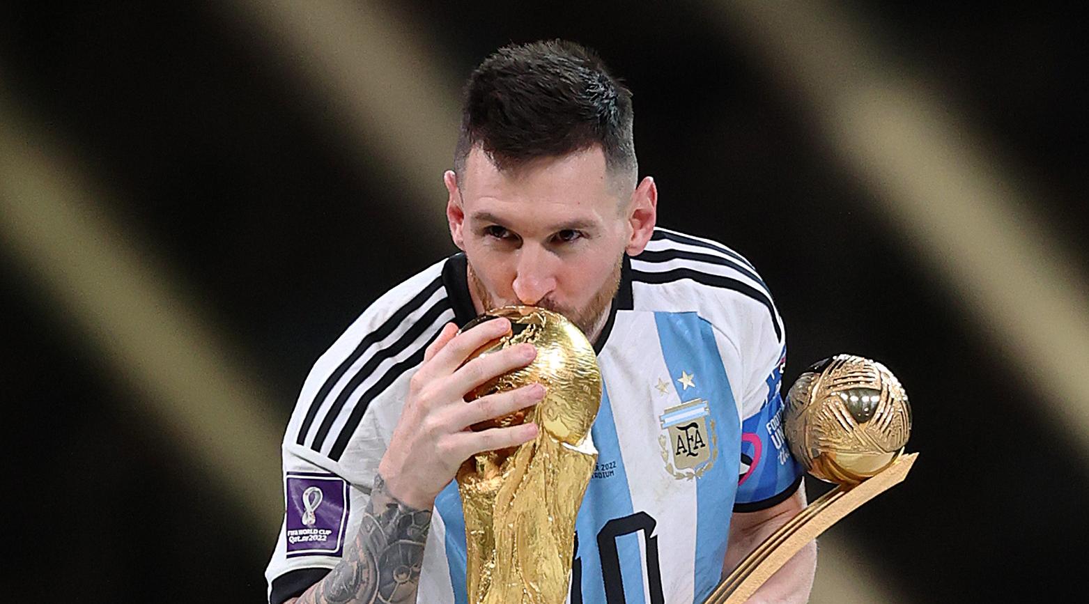 Lionel Messi, campeón del mundo con Argentina.