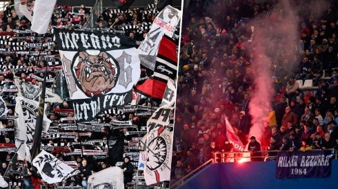 En la previa del partido por la Champions League se registraron varios cruces entre hinchas del Eintracht Frankfurt y Napoli.