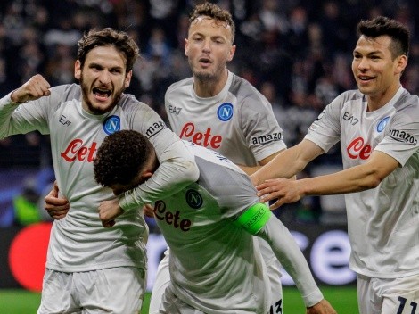 Napoli lleva su excelente momento a la Champions: triunfazo ante Frankfurt