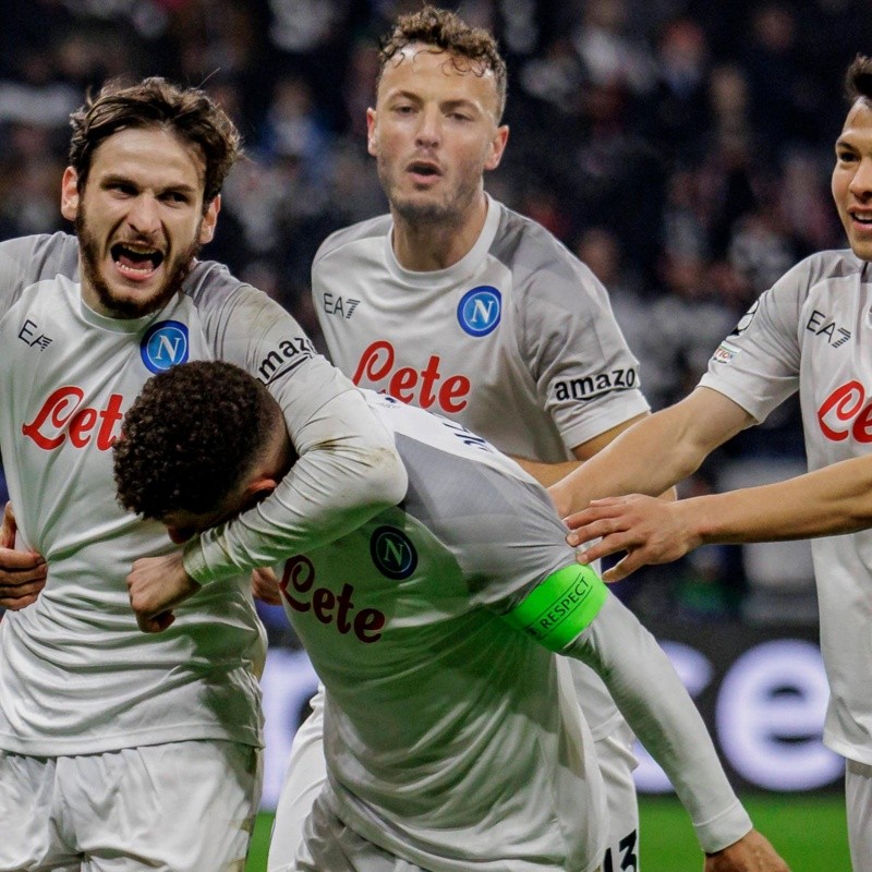 Napoli lleva su excelente momento a la Champions: triunfazo ante Frankfurt