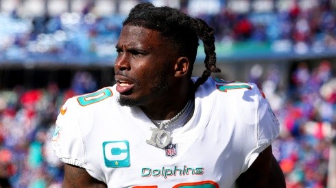 Dolphins wide receiver Tyreek Hill had a funny response to his former teammate