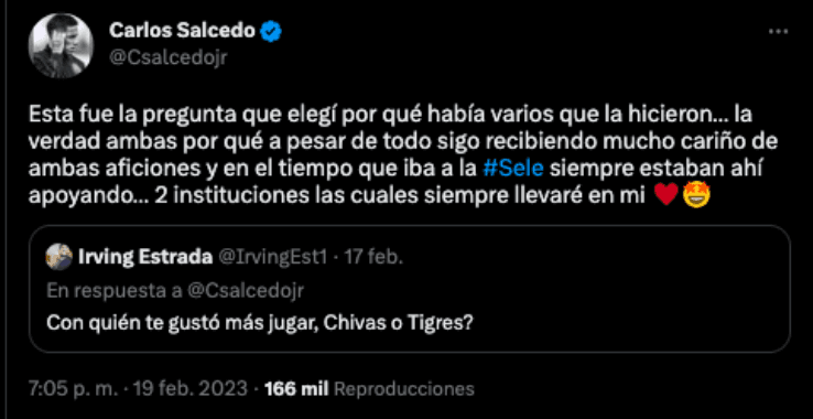 Carlos Salcedo | Twitter