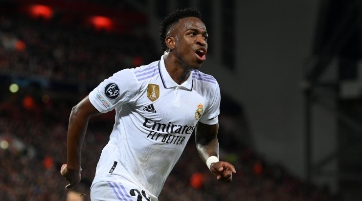 Vinicius Junior of Real Madrid (Photo by Michael Regan/Getty Images)