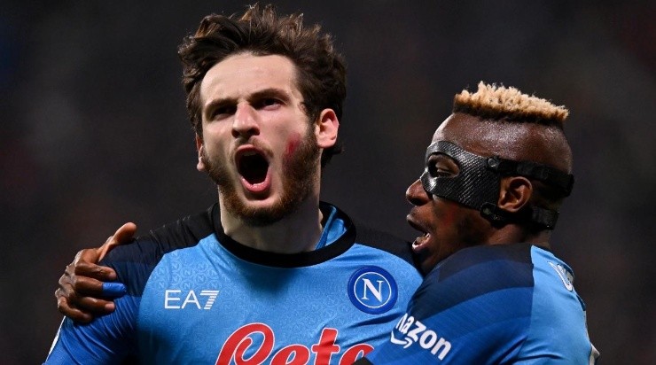 Khvicha Kvaratskhelia and Victor Osimhen (Getty Images)