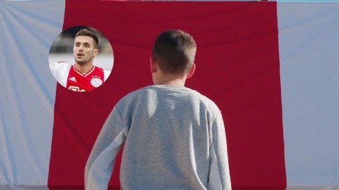 Un regalo especial de Ajax para la escuela a la que Tadic fue de niño.