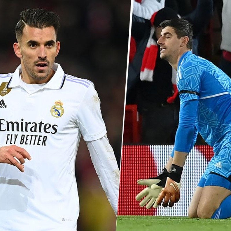 Dani Ceballos se burlo del error de Thibaut Courtois en redes sociales