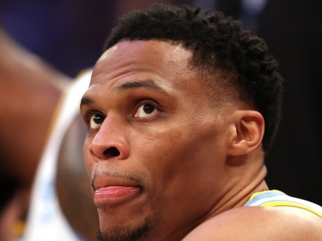 Russell Westbrook takes a big shot at the Lakers