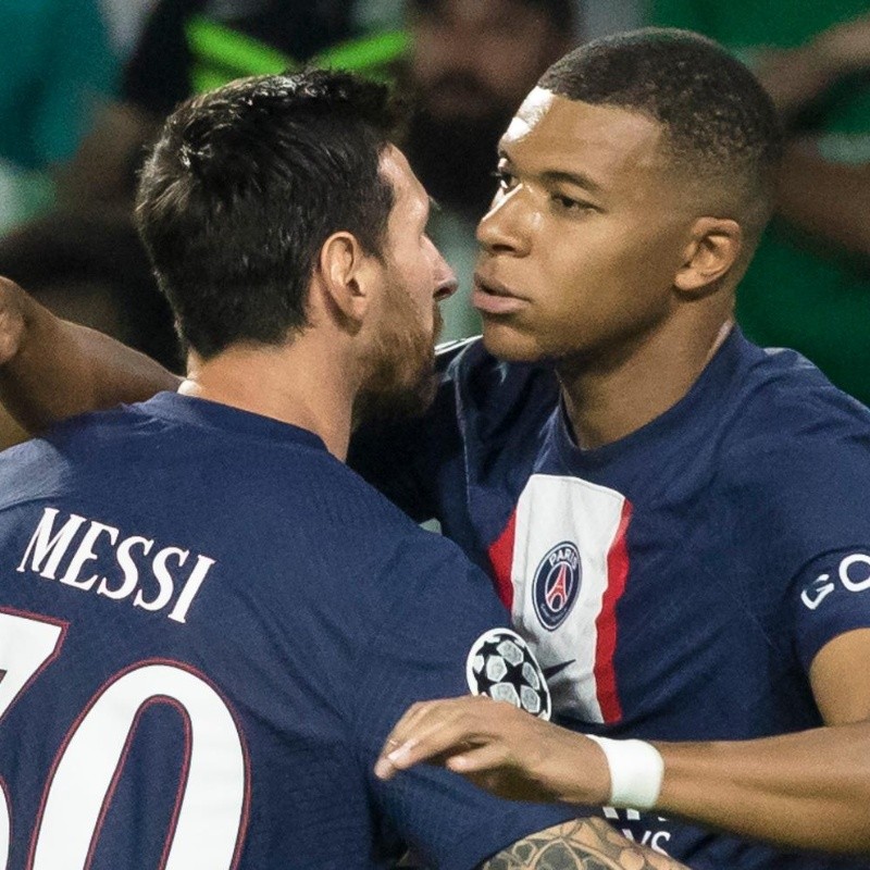 El nuevo gesto de Kylian Mbappé con Lionel Messi que enloqueció al PSG