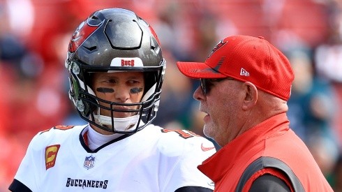 Tom Brady and Bruce Arians - Tampa Bay Buccaneers - NFL 2021