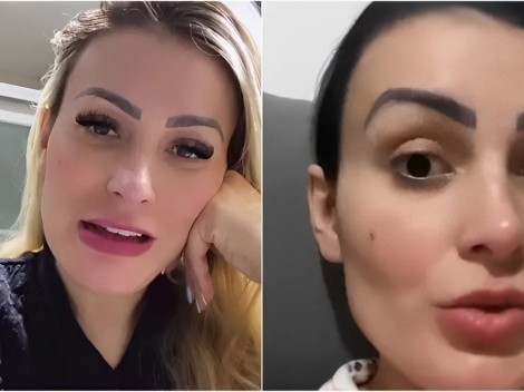 Após trauma com silicone, Andressa Urach volta atrás e realiza cirurgia plástica