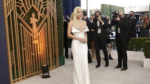 Lady Gaga attends the 28th Annual Screen Actors Guild Awards at Barker Hangar.