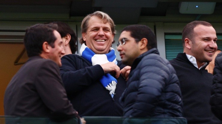 Todd Boehly en Stamford Bridge.