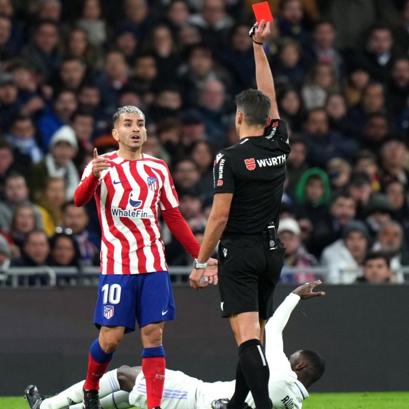 La sanción a Ángel Correa podría ser mayor a la imaginada en el Atlético de Madrid