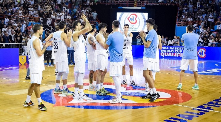 El saludo de la Selección argentina tras la derrota (Getty)